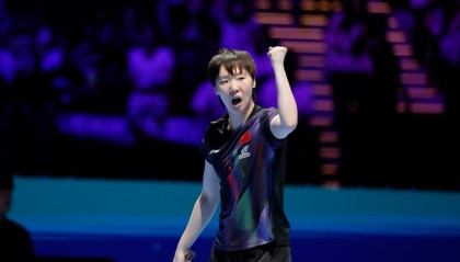 开云-王曼昱4-2申裕斌 国乒提前锁定世界杯女单冠亚军